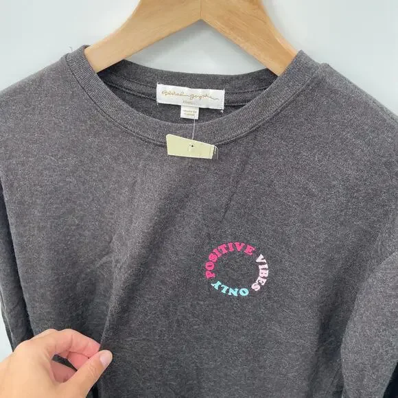 SPIRITUAL GANGSTER NWT Positive Vibes Only Sweatshirt // XS - Picture 6 of 11